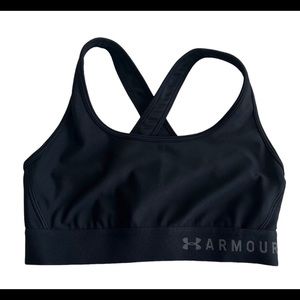 Under Armour Black Crossback Sports Bra